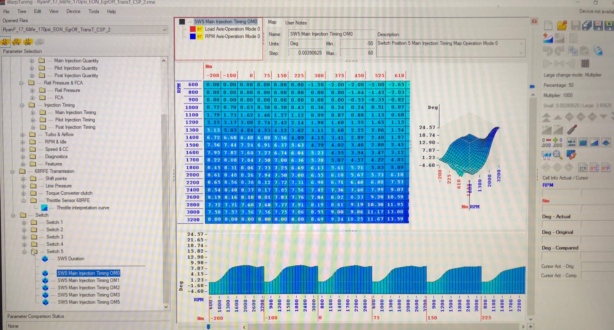07-09 MM3 68rfe Transmission Tune